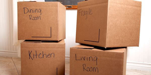 Beschriftete Umzugskartons für Küche und Esszimmer – Umzugskartons in Zwickau